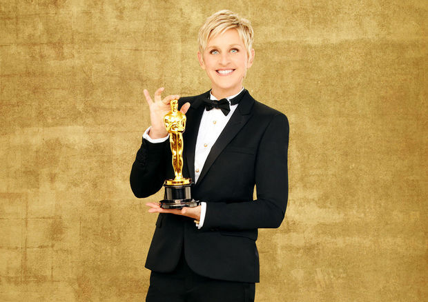 Ellen DeGeneres en el poster de los Oscar 2014
